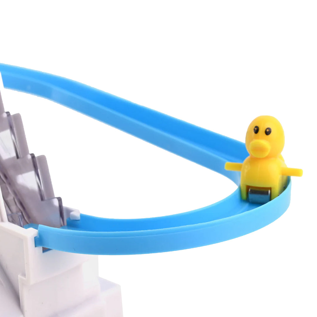 Small Duck Musical Stair Climbing Track Toy