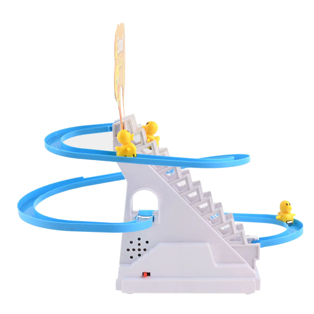 Small Duck Musical Stair Climbing Track Toy