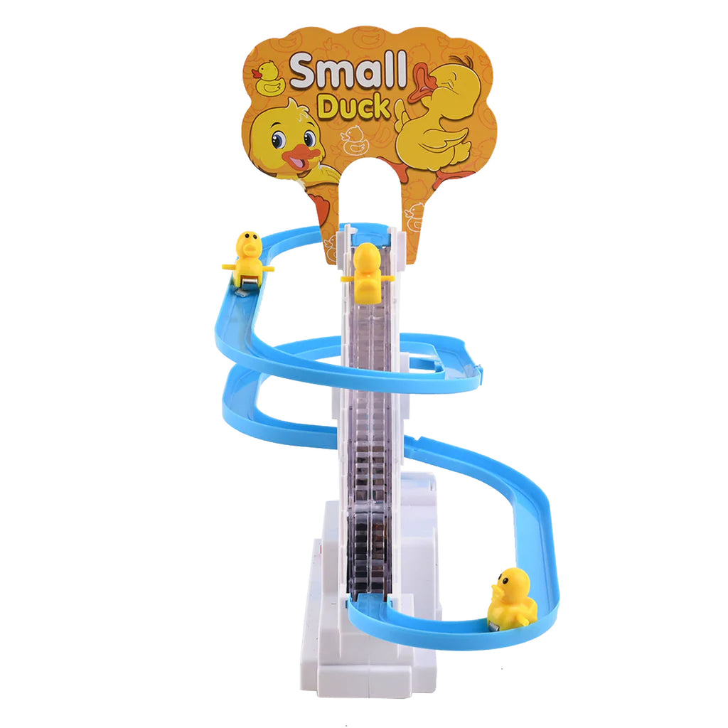 Small Duck Musical Stair Climbing Track Toy