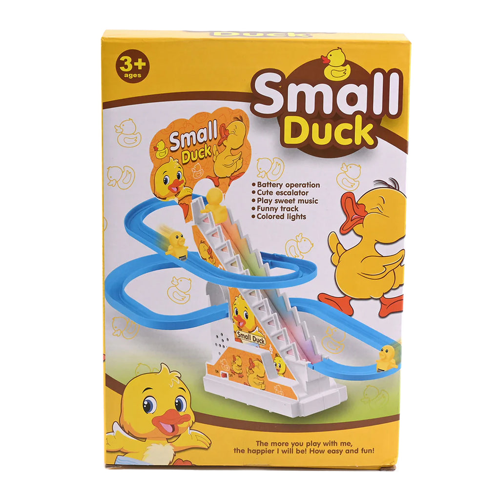 Small Duck Musical Stair Climbing Track Toy
