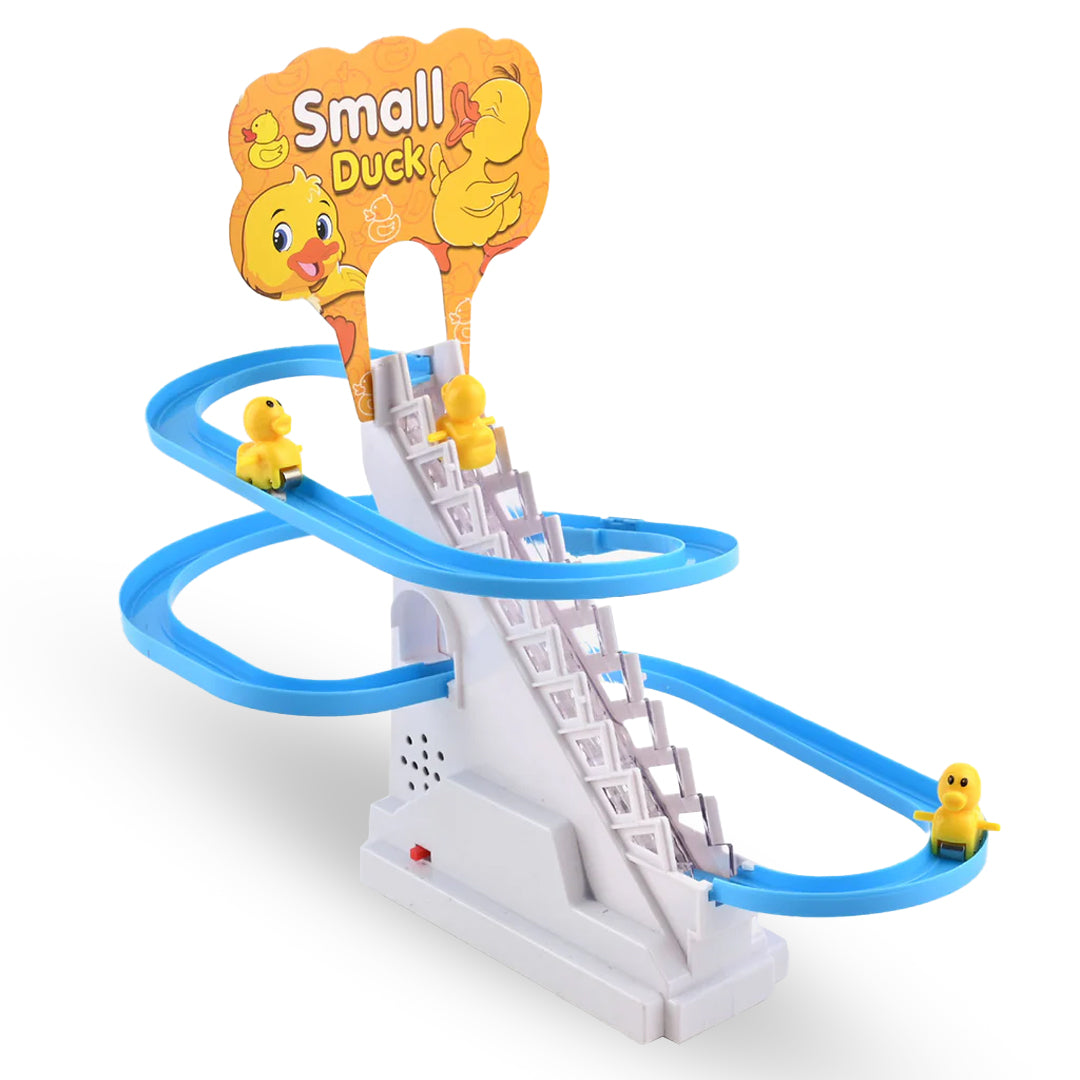 Small Duck Musical Stair Climbing Track Toy