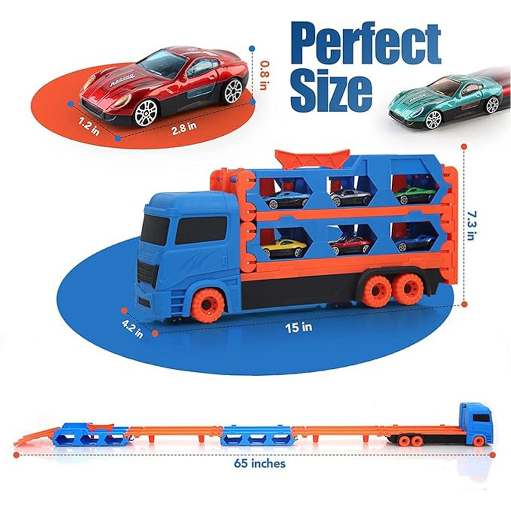 Carrier truck set track