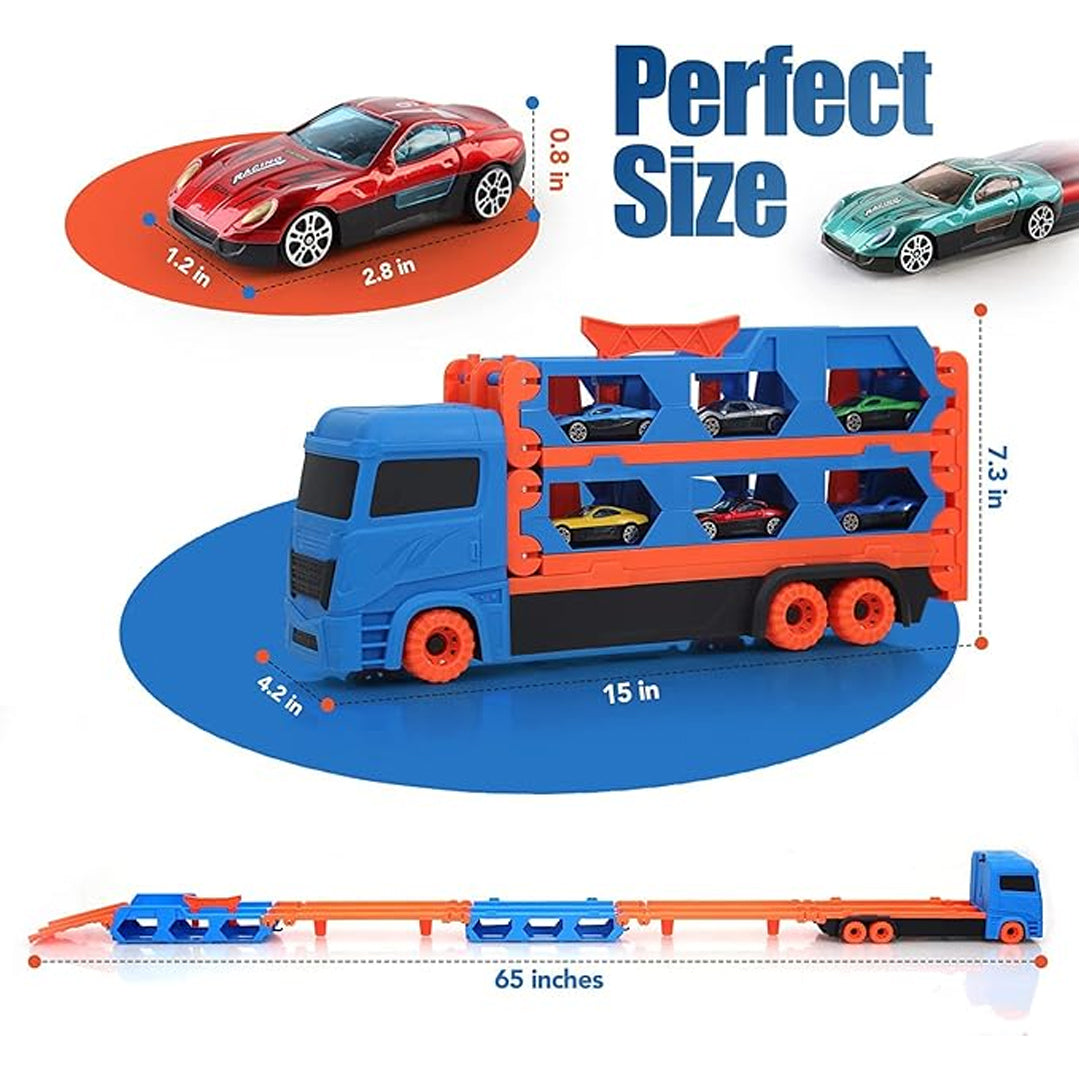 Carrier truck set track