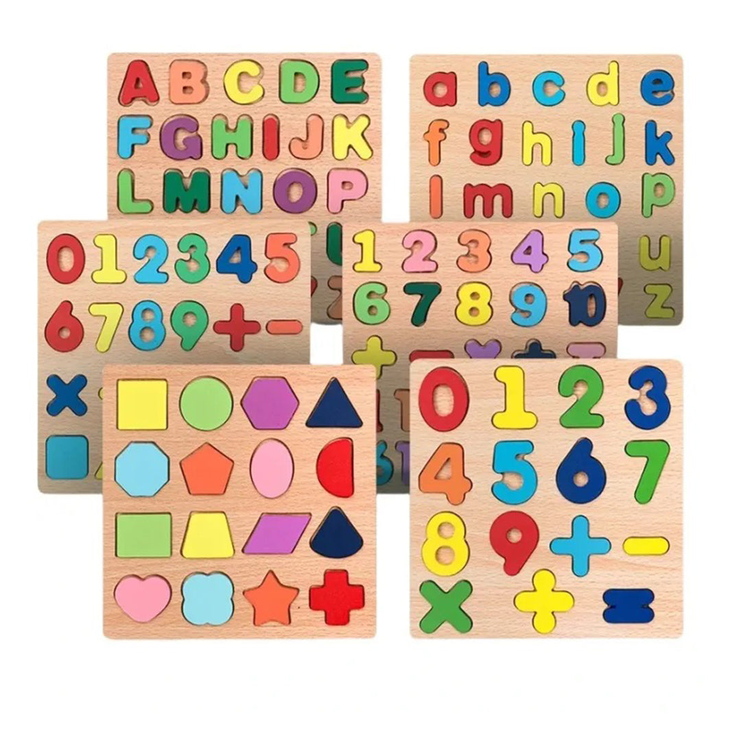 3 Card Shapes Puzzle Set